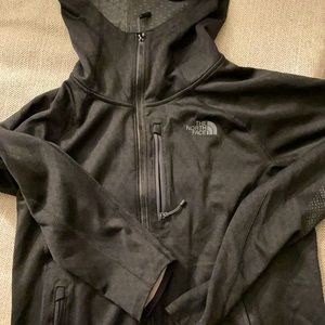 North Face full zip hooded jacket